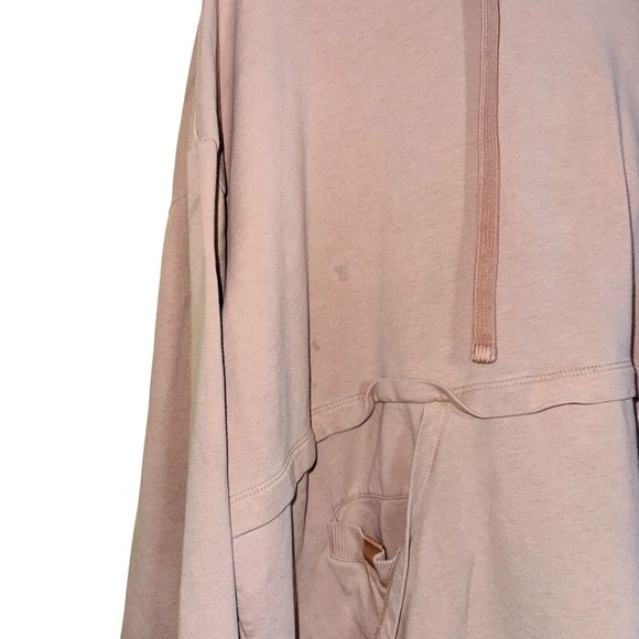 Lunya Dreamy Alpaca Wool Blend Fleece Oversized Hoodie Meditative Pink Lounge M - Picture 10 of 14